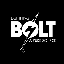 Lightning Bolt logo with tagline 'A Pure Source' on a black background.