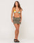 Rusty Dirtbag Cargo Low Rise Mini Skirt