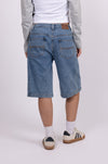 Rusty Pacific low rise denim short - sea blue