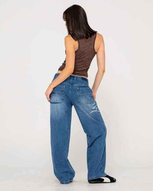 Rusty He Ghosted Bethany Baggy Low Rise Jean