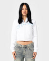 Rusty McCop Crop Zip Thru Hooded Fleece