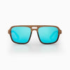Sustainable Sunglasses - Nazere Walnut Wood Sunglasses