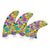 3D Fins - All Rounder Thruster - Small - Fruit Loops (FCS1/Futures)