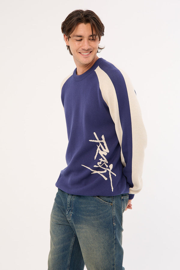 Roll Safe Boxy Knitted Crew