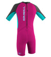 O'Neill Toddlers 2mm Reactor Girls Shorty Wetsuit
