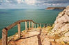 UK VAT Dan Santillo Glass placemat - Cliffpath