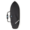 Bulldog Core Fish Surfboard Bag 6'7, black exterior with padded shoulder strap.