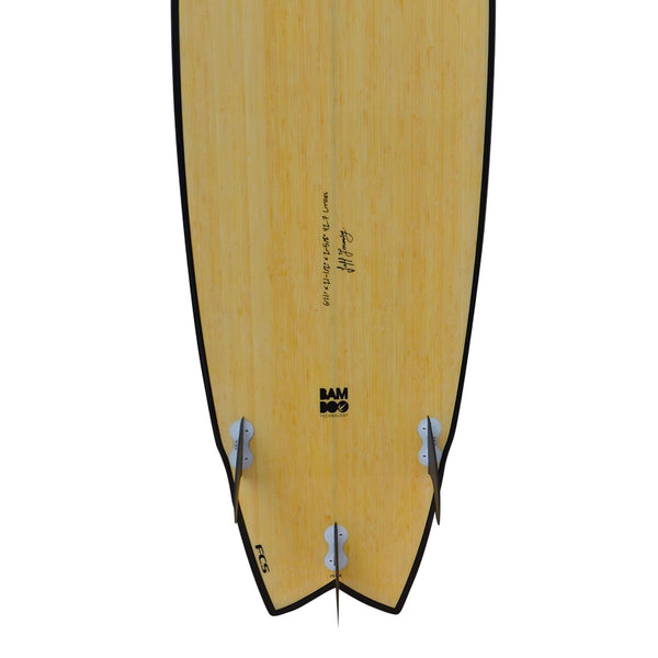 6ft 11 Bamboo Wing Swallow Tail Surfboard