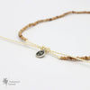 Pineapple Island Natural Wood shiva shell Choker Necklace