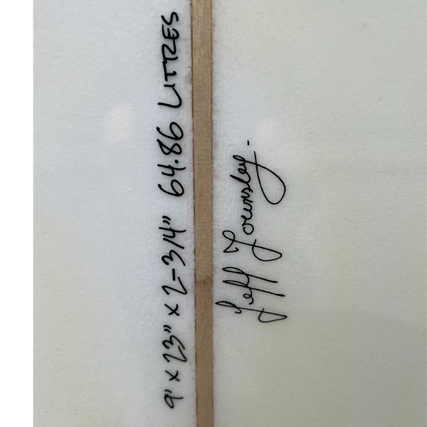 9ft Southern Swells Longboard Round Tail Clear Epoxy Finish (FINS Included)