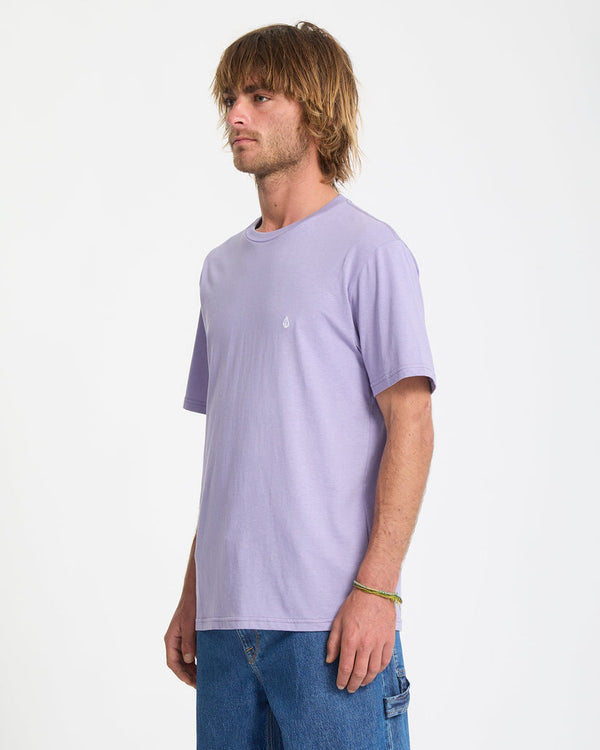 Volcom Stone Blanks Tee Shirt - Purple Ash