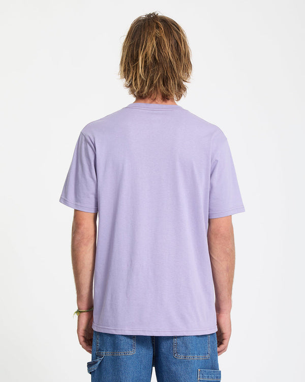 Volcom Stone Blanks Tee Shirt - Purple Ash