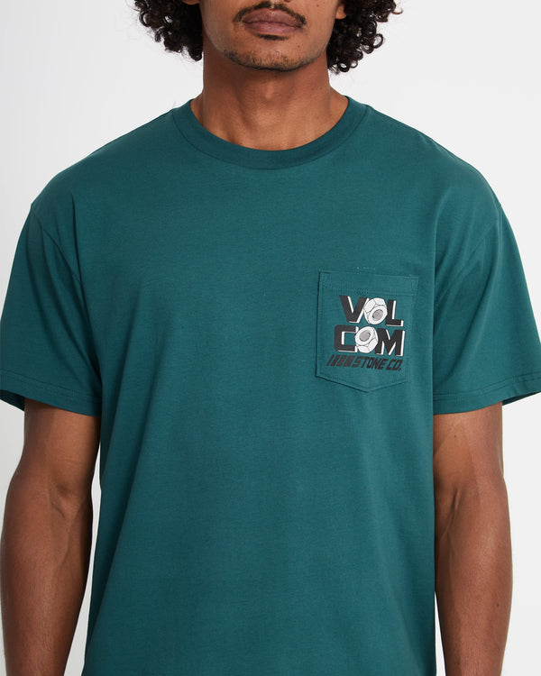 Volcom Parted Out Pocket Short Sleeve Tee