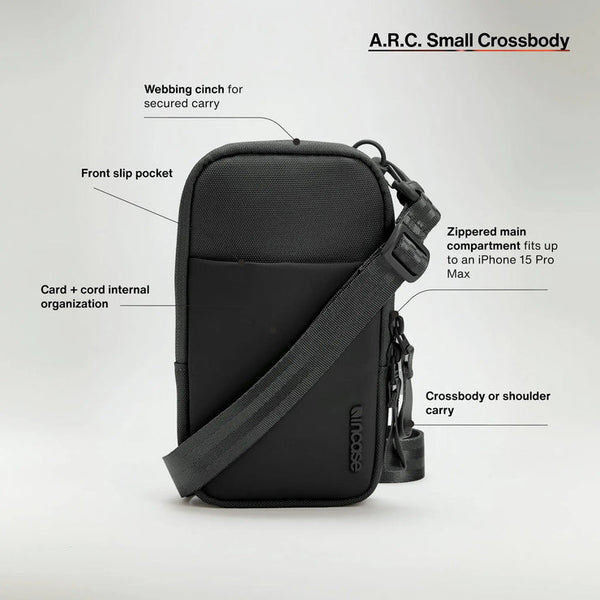 INCASE A.R.C. Small Crossbody Bag With ReSpun 100% Recycled Polyester