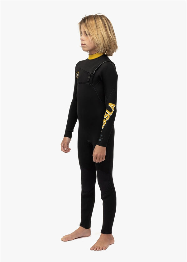 Vissla 7 Seas Boys 4-3 Full Chest Zip Wetsuit