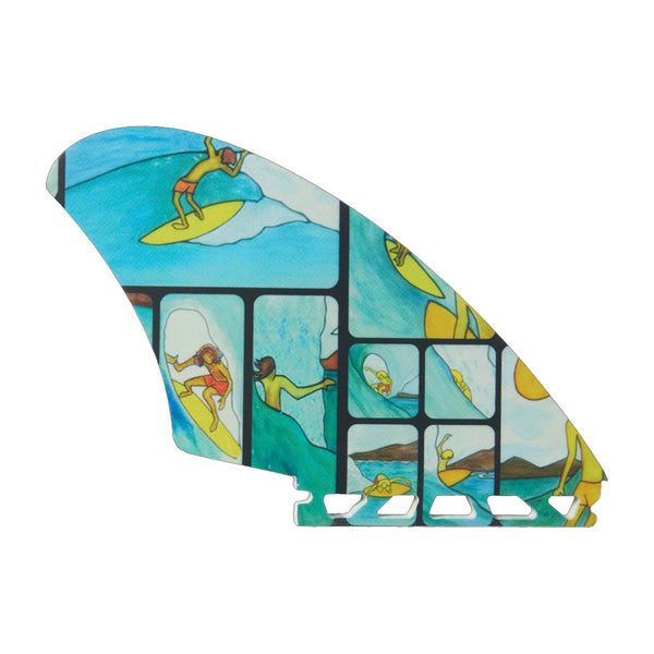 Captain Fin Co - Andy Davies Keel - Large - Multi (Futures)