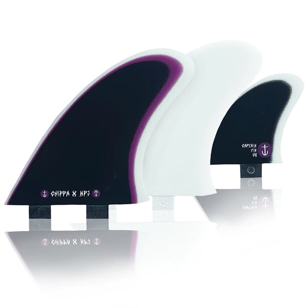 Captain Fin Co - Chippa Wilson + NPJ Twin Especial + Trailer - Large - Purple (FCS)