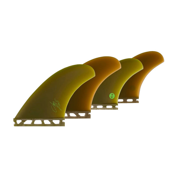 Captain Fin Co - Jeff McCallum Quad Raked - Medium - Green (Futures)