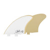 Captain Fin Co - Mikey February Twin Keel - Large - White (FCS)