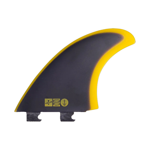 Captain Fin Co - Chemistry Twin - Medium - Black/Yellow (Snap-In / FCS II)