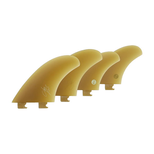 Captain Fin Co - Jeff McCallum Quad Raked - Medium - Green (Snap-In / FCS II)
