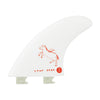 Captain Fin Co - Yago Dora Tri - MD/LG - White (Snap-In / FCS II)