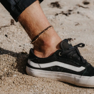 Pineapple Island Coconut Wood Anklet