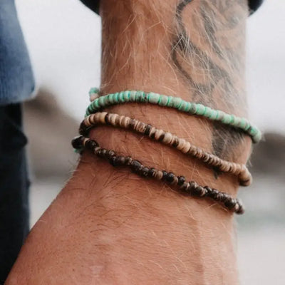 Pineapple Island Beaded Beach Bracelet