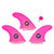 Catch Surf - Ultra Hi-Perf Tri Fin Kit - Pink