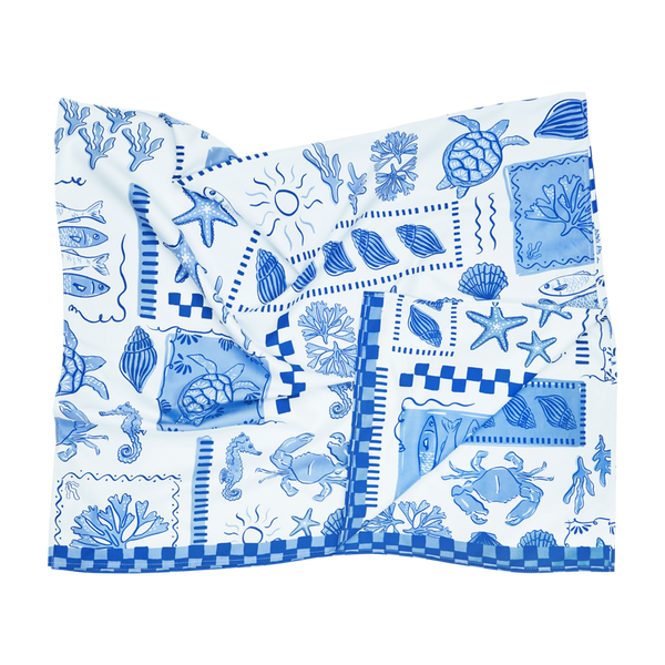XL Grecian Shores Beach Towel