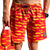 DaFin - Volley Shorts - Camo Red