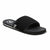 FoamLife Tarlan Slide black men's slider with sleek design and logo.
