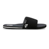 Side view of FoamLife Tarlan Slide black men's slider with minimalist style.