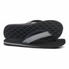 FoamLife Sharp men's black flip flops showing textured sole and durable strap.