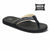 FoamLife Yogi women's black flip flops with yoga mat foam sole.