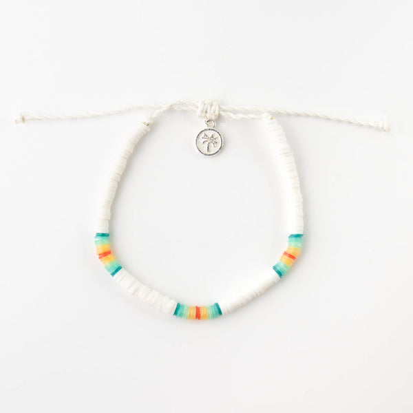 Pineapple Island Anklet FIA-016 with colorful beads and charm.