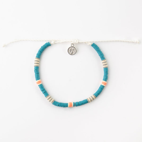 Pineapple Island Bracelet FIM-012 with colorful beads and charm.