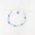 Pineapple Island Anklet FIA-030 with colorful beads and palm charm.