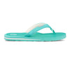 Side profile of FoamLife Lixi women's flip flop in spearmint.