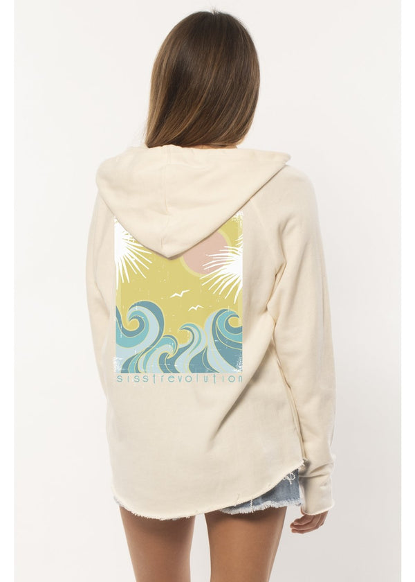 Sisstr Swirl Ls Fleece Hoodie