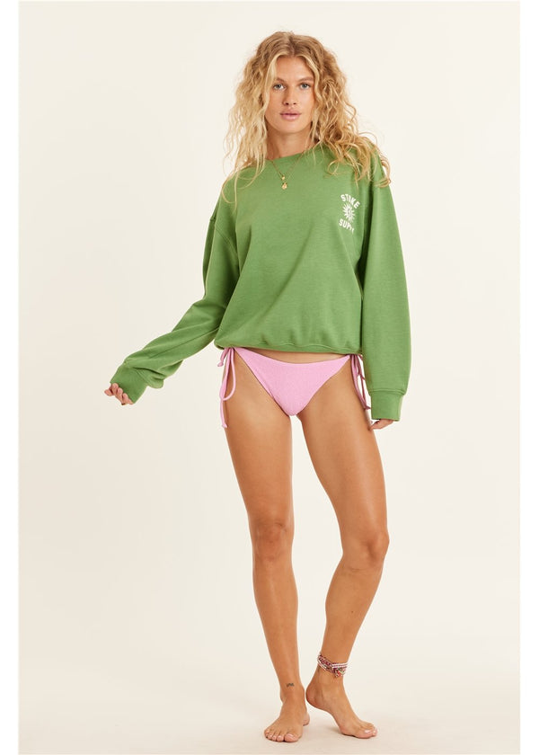 Sisstr Lucia Long Sleeve Fleece Crew