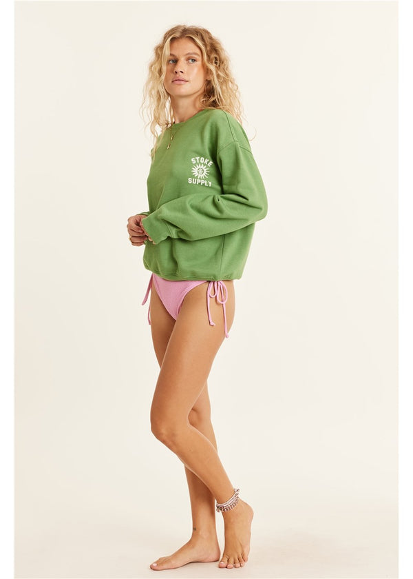 Sisstr Lucia Long Sleeve Fleece Crew