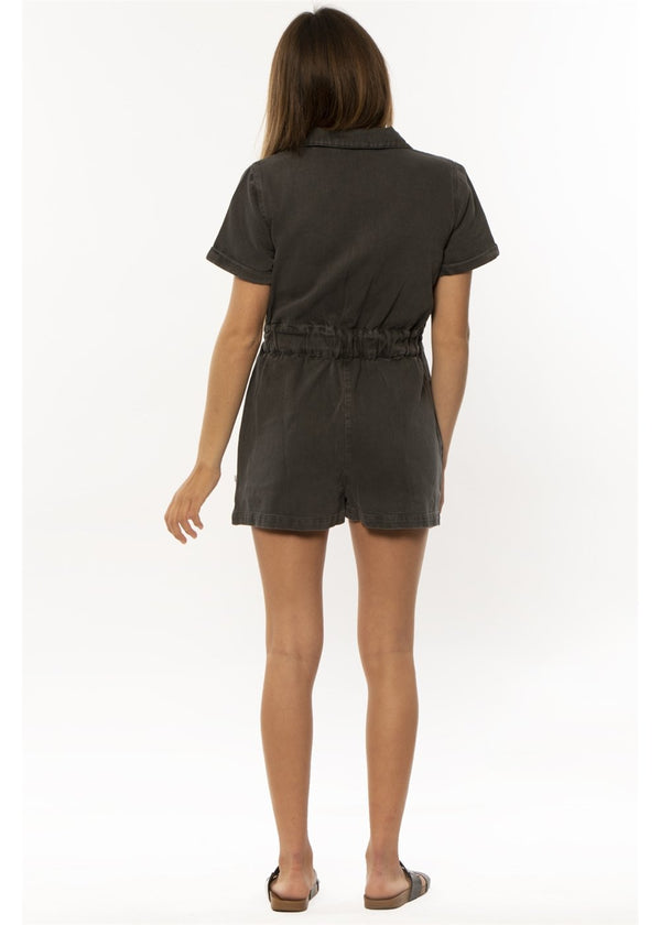 Sisstr Road Short Sleeve Romper
