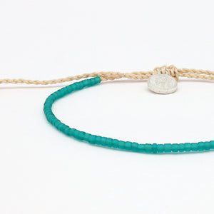 Pineapple Island Ka'anapali Frosted Glass Beaded Bracelet