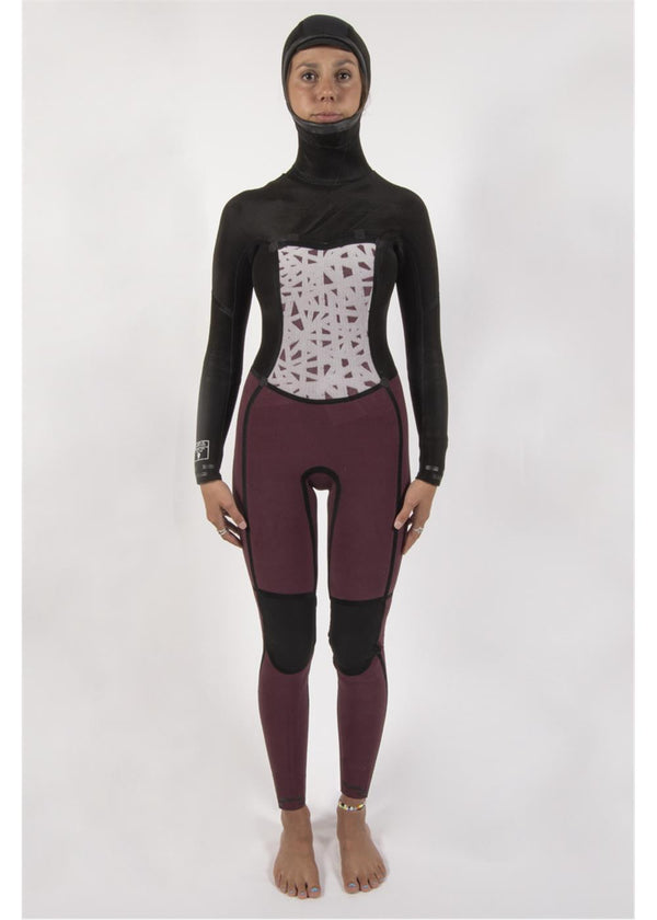Sisstr 7 seas 5/4 Hooded Chest Zip Wetsuit