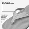 Indosole - Mens Flip Flops - Easy Living - Granite