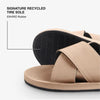 Indosole - Womens Sandals - ESSNTLS Cross - Soil Light