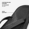 Indosole - Womens Flip Flops - Easy Living - Black