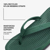 Indosole - Womens Flip Flops - Easy Living - Leaf