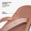 Indosole - Womens Flip Flops - Easy Living - Rust